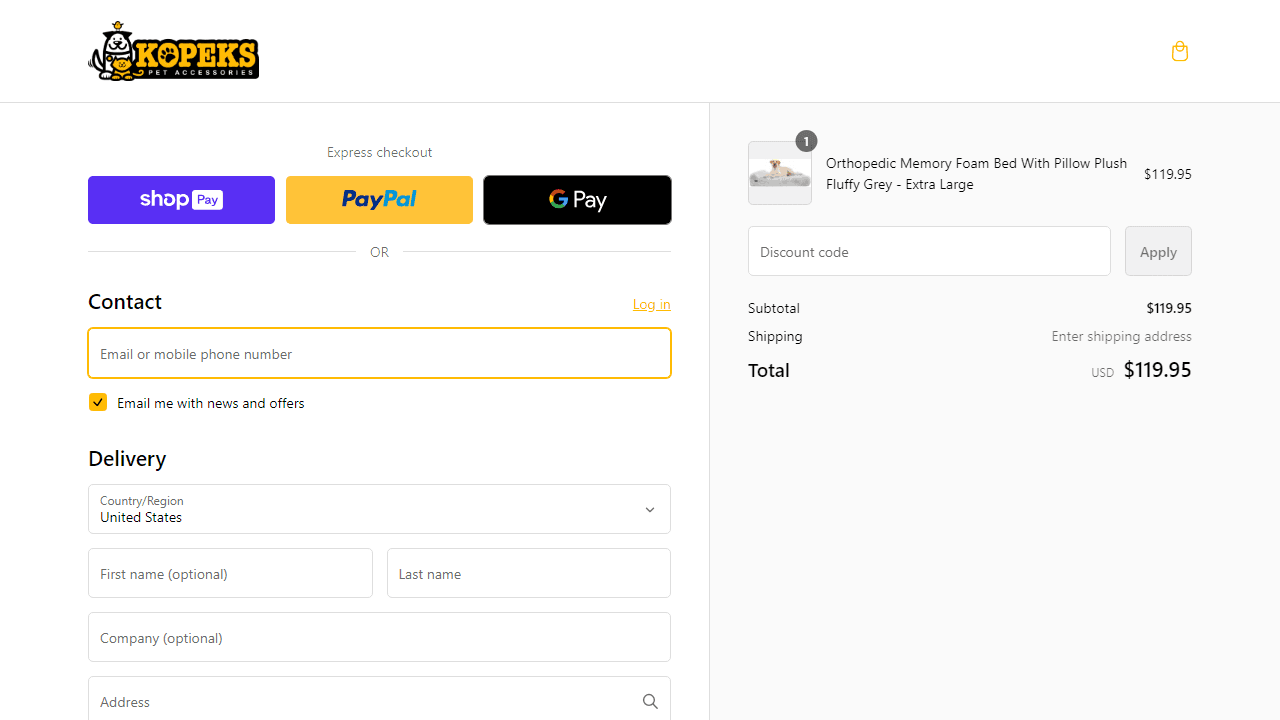 How to apply Kopeks coupon code